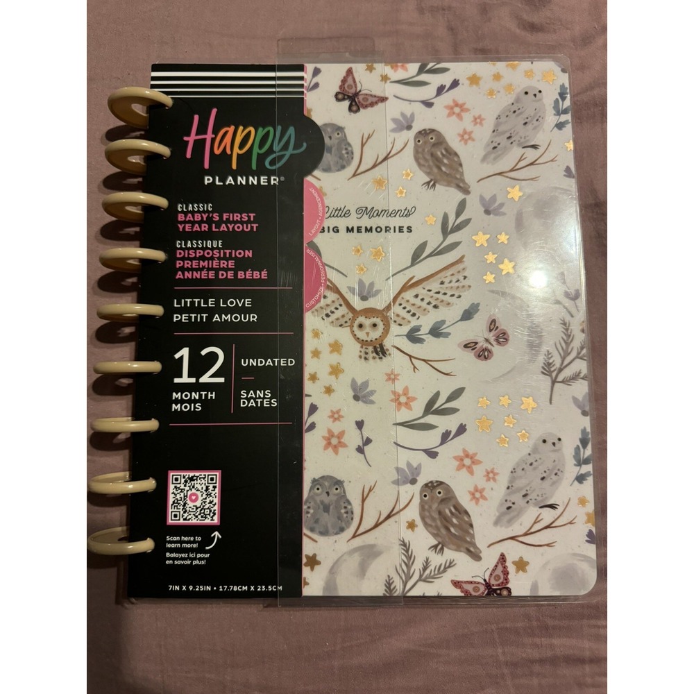 NEW! Happy Planner "LITTLE LOVE BABY" Classic BABY'S FIRST YEAR Layout 12-Months